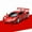 Red, variant on 1:32 Scale McLaren F1 XP4 XP5 Diecast Car Model, Alloy Supercar with Sound, Light & Pull Back Function