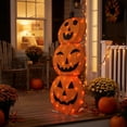 thumbnail image 5 of Magotan Halloween Decorations 3ft Halloween Pumpkin Decor Pre-Lit 55 LED Orange Light Halloween Cute Pumpkin Outdoor Decor for Garden Yard Home Party, 5 of 5