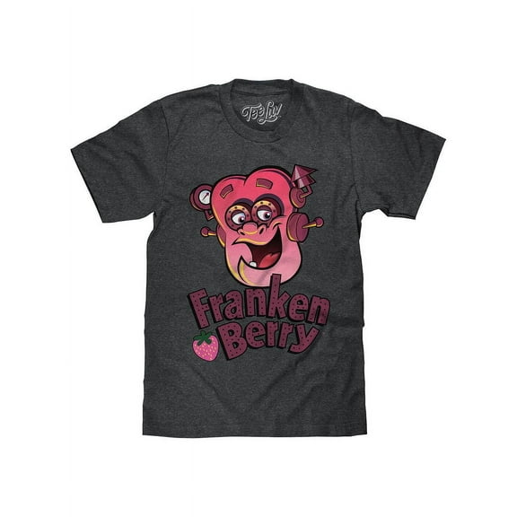Tee Luv Men's Franken Berry Monster Cereal T-Shirt (L)