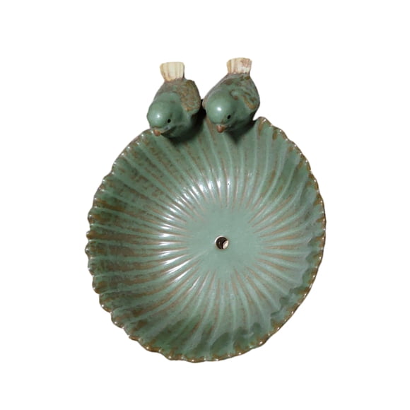 Alimentador de Pájaros Toystoory de Cerámica Artesanal para Jardín y Patio