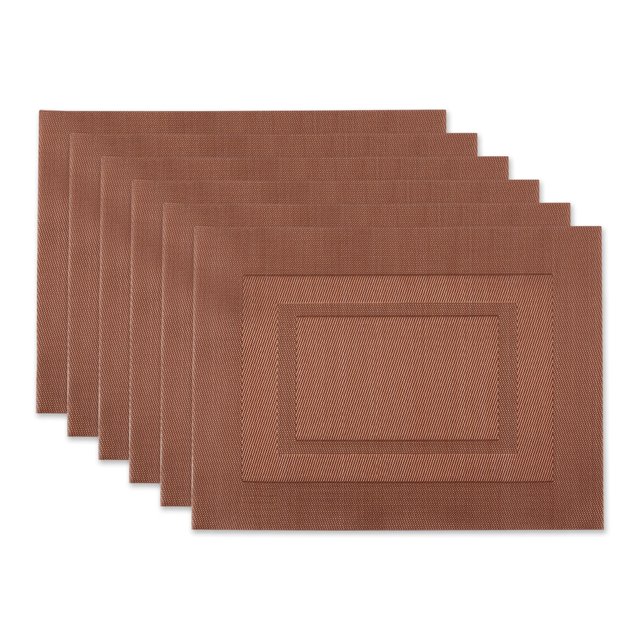 Set de Individuales DII PVC Tejido para Interior y Exterior 33x44 cm 6 piezas
