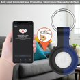 thumbnail image 2 of Étui de Protection en Silicone Anti-Perte Double Couleur Compatible pour le Tracker de Localisation d'Airtag, 2 of 8