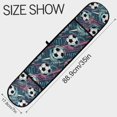 thumbnail image 3 of Dailycode Double Sided Oven Mitt with Loop Heat Resistant Kitchen Long Potholders 7" x 35" Soccer Balls, 3 of 6
