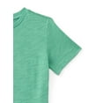 thumbnail image 3 of Wonder Nation Little Boys Slub Henley Tee with Short Sleeves, Sizes 4-10, 3 of 3