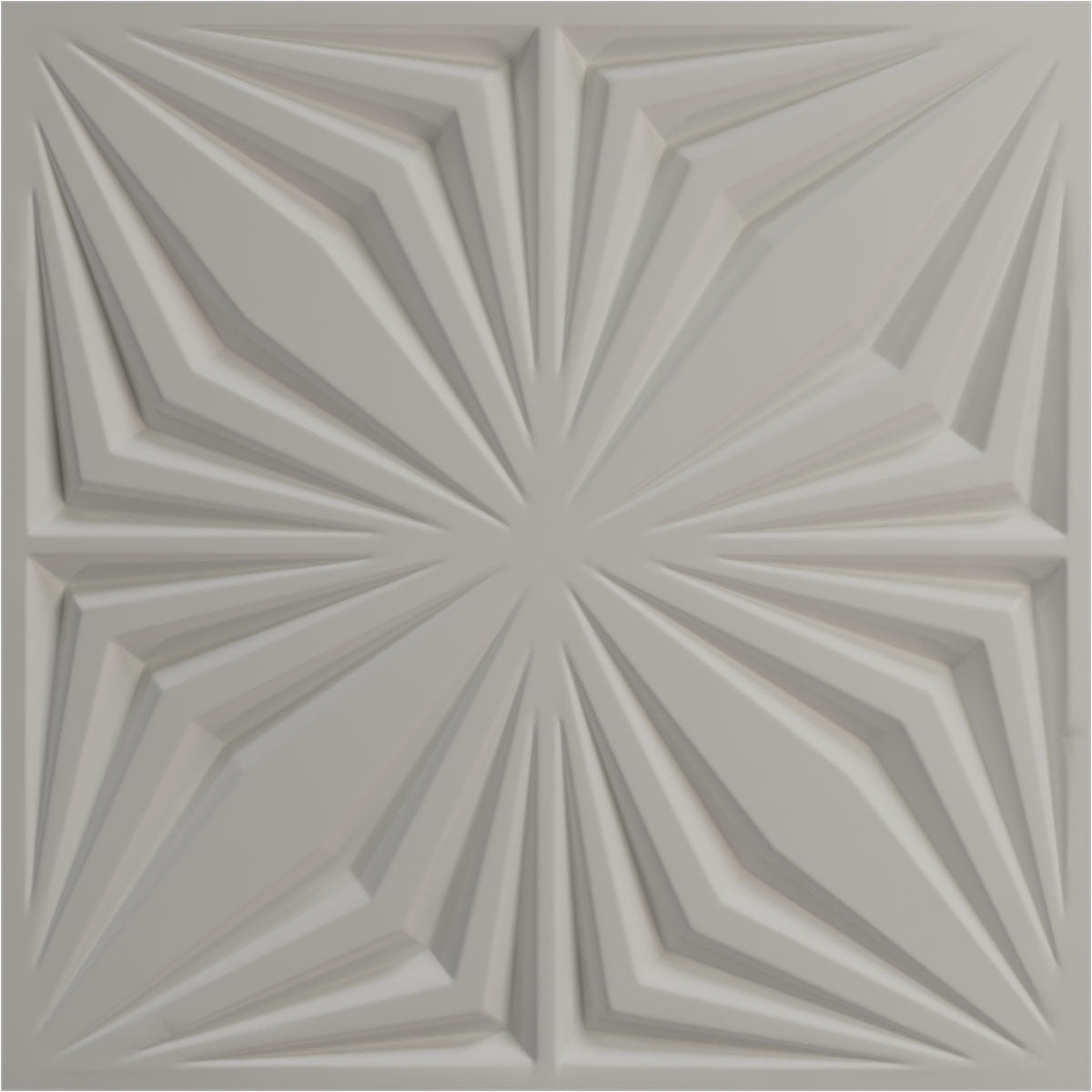 Ekena Millwork 19 5/8"W x 19 5/8"H Asher EnduraWall Decorative 3D Wall Panel, UltraCover Satin Smokey Beige (Covers 2.67 Sq. Ft.)