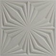 thumbnail image 5 of Ekena Millwork 19 5/8"W x 19 5/8"H Asher EnduraWall Decorative 3D Wall Panel, UltraCover Satin Smokey Beige (12-Pack for 32.04 Sq. Ft.), 5 of 6