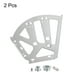 thumbnail image 3 of 2uds Zapatos Cajón Gabinete Bisagras 3 Capas Acero Muebles Bisagra Abatible Placa Marco Giratorio Estante Reemplazo Accesorios para Hogar, Plata, 3 of 7