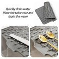 thumbnail image 4 of Sloped Silicone Drain Mat, Heat-Resistant & Non-Slip Dish Drying Mat, Multi-Purpose Kitchen Counter Mat, 4 of 5