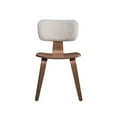 thumbnail image 6 of Acme Furniture Casson Side Chair (Set-2), White Boucle & Walnut Finish, 6 of 6