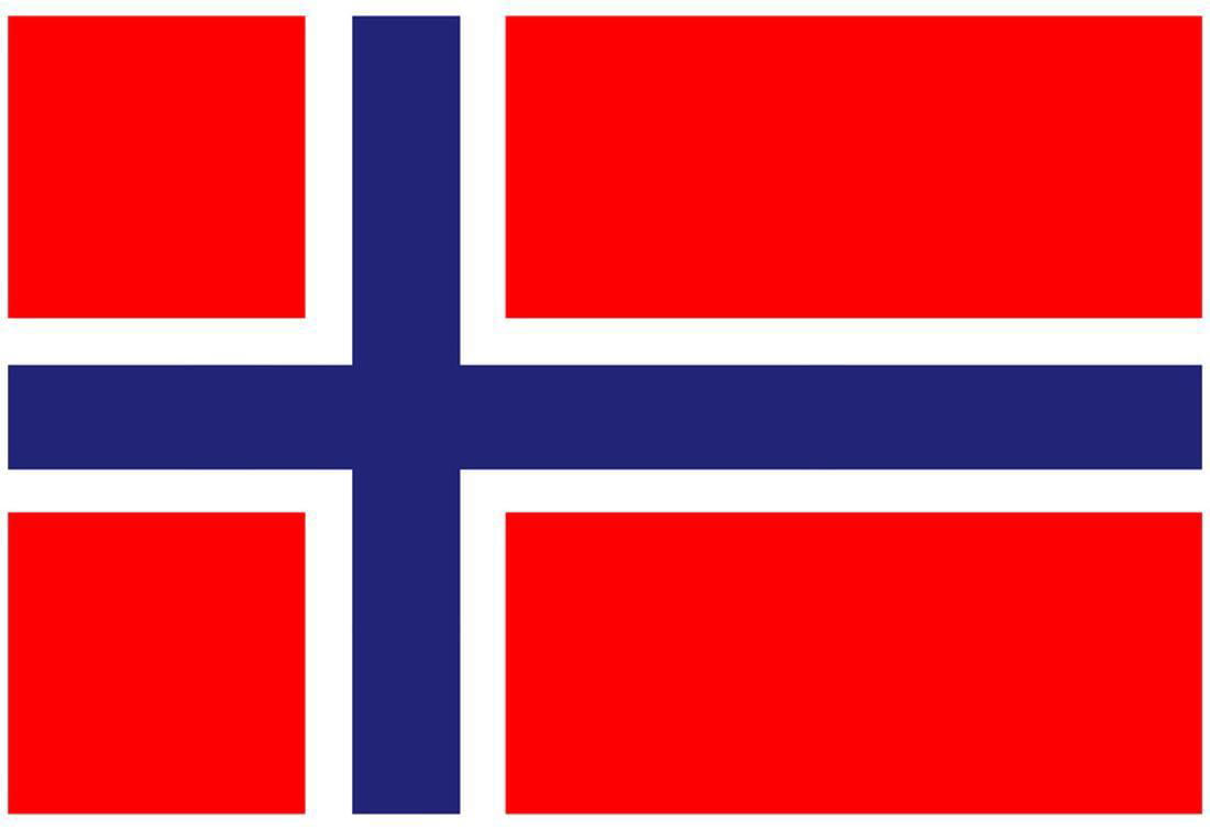 Norway National Flag Poster Print Poster 19x13