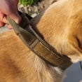 thumbnail image 7 of Dog Collar with Handle Heavy Duty Dog Collar Quick Release Dog Collar Nylon Padded Collar for Large Dogs and Medium Dogs for Training Walking Outdoor Activities Khaki, 1 Pack, 7 of 7
