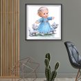 thumbnail image 4 of Cuadros Decorativos 5D DIY bebé niña diamante redondo completo pintura pared arte sala de estar decoraciones Ndcxsfigh Nuevos Originales, 4 of 9