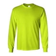 thumbnail image 2 of Radyan Premium Long Sleeve Safety T-Shirt, 12 Pack - 60% Cotton, 40% Polyester, Size: Adult, 2 of 5
