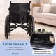 thumbnail image 3 of Silla De Ruedas Todo Terreno 24 Pulgadas Plegable Acero Lujo Nanofort, 3 of 7