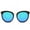 Black/Blue, variant on Dasein Vintage Round Sunglasses for Women Classic Retro Designer Style