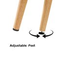 thumbnail image 4 of Rectangle Coffee Table with Drawer, Solid Wood Adjustable Legs, Modern Center Table for Living Room, White, 4 of 7