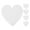White, variant on Dayesque 5-Pack Heart Shaped Panels for Painting, Ideal for Beginners, Professionals, Sketching, Drawing and Art Projects