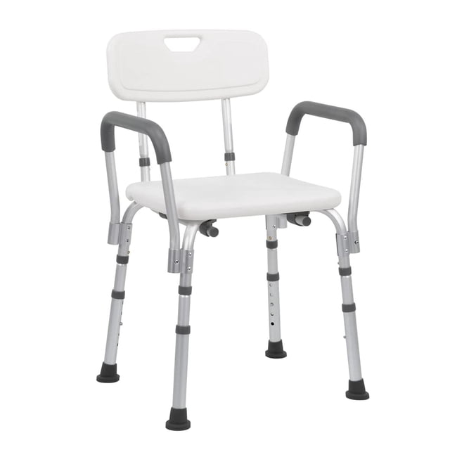Silla Ducha Aluminio Banco Medical Store Ajustable Brazos Antiderrapante Medical Store 6004MS