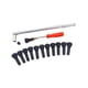 thumbnail image 5 of Kit de 14 herramientas de cambio rápido de neumáticos, extractor e instalador de válvulas, juego de reparación para motocicletas, coches y camiones., 5 of 8