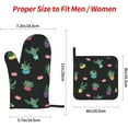 thumbnail image 4 of Cactus.. Oven Mitts and Pot Holders Sets for Kitchen 4 Pcs 7"X11" Heat Resistant Baking Cooking, 4 of 6