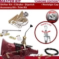 thumbnail image 1 of American Shifter  4L60 Shifter Kit Chrome 8 in. E Brake Cable Trim Kit Dipstick for ED691, 1 of 1