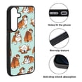 thumbnail image 2 of WIRESTER Shockproof Soft Rubber Cover Case for Samsung Galaxy S25 6.2" 2025, English Bulldog Funny Playful Postures on Green Background, 2 of 5