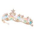 thumbnail image 2 of Seashell Crown hair Accessory for Decor with Unique Baroque Design and Exquisite Craftsmanship Multi Zinc Alloy, 2 of 9