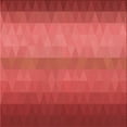 thumbnail image 1 of Ahgly Company Machine Washable Indoor Square Transitional Red Area Rugs, 4' Square, 1 of 7
