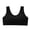 Black, variant on Girls Sports Bra 10-14 Years Old Teen Training Lingerie, Adjustable Shoulder Strap Fixed Cup Bralette, Breathable Cotton Comfort Underwear, Seamless Supportive Puberty Vest, Non Slip Daily Top
