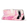 thumbnail image 3 of Nalacover for Google Pixel 7 Pro Marble Pattern Wallet Case with Credit Card Slots Holder Kickstand Cover, Soft Silicone Shokcproof Anti-Fall Premium PU Leather Magnetic Clasp Flip Case,Rosegold, 3 of 8