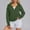 Army Green, variant on HOMBOM Womens Army Green Sweatshirt Winter with Pocket Gym Zip up Crop Long Sleeve Hooded Sports Tops for Women