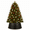 Black, variant on Metal Tree Collar, Holiday Tree Skirt Alternative, Christmas Decorations for Tree, Metal Christmas Tree Ring, Fits Most Standard Tree Stands, Premium Nickel Color Design