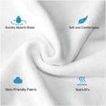 thumbnail image 6 of Yibo Football Beach Towel,Green Football Field Cotton Water Absorbent Quick Dry Towels for Boys Women Men Gift Bathroom Gym Beach, 6 of 8