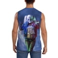 thumbnail image 4 of Harley Quinn Squad Men's Tank Top Lightweight Summer Sleeveless Tee Shirt Muscle Tank Tops Workout T-Shirts Casual Athletic Undershirts, 4 of 7