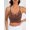 32-Brown, variant on YWDJ Bras for Women Push up Comfortable Bras Underwire Bras Spaghetti Straps Full Coverage Seamless Sleep Bras Padded Bras Wrap Comfy Bras Brown L