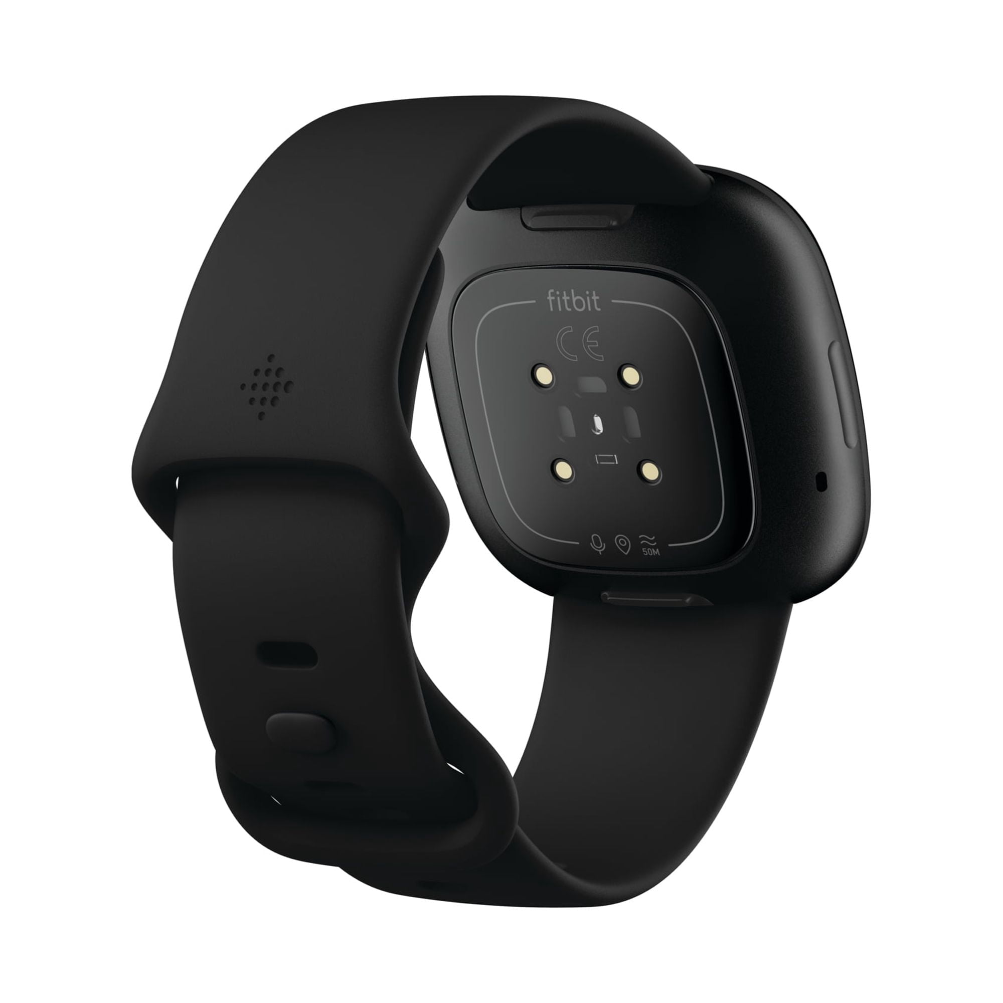Restored Fitbit Versa 3 Fitness Smartwatch (WiFi) Black Aluminum (Refurbished)