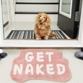 thumbnail image 4 of Faux Mat With Contrast Letter Patterns Non Slip Washable & Highly Absorbent For Bathroom Hallway & Bedroom, 4 of 6