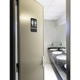 thumbnail image 4 of Alpine Industries 6 Po x 9 Po Signe de Toilettes Unisexes Noir et Blanc Pack de 5, 4 of 4