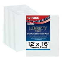 U.S. Art Supply 12 X 16 inch Professional Artist Quality Acid Free Canvas Panel Boards for Painting 12-Pack (1 Full Case of 12 Single Canvas Board Panels)