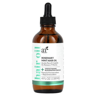 Artnaturals Rosemary Mint Hair Oil Invigorating Nourishing Treatment for Hair & Scalp Targeting Dryness Damaged Hair Split Ends (4.0oz)