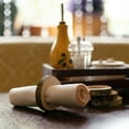 thumbnail image 6 of Wooden Napkin Rings - Set of 4 - Napkin Holder Ring for Weddings, Receptions & Dinner Party, 6 of 7