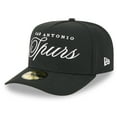 thumbnail image 3 of Men's New Era Black San Antonio Spurs 2025 NBA Draft A-Frame 59FIFTY Fitted Hat, 3 of 5