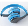 thumbnail image 4 of Auriculares Bluetooth inalámbricos sobre la oreja Soledad plegables con reducción Azul, 4 of 7