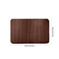 thumbnail image 3 of Wdhugt Memory Foam Bath Mat Rug Carpet Bedroom Mat Non Slip Bathroom Foot Mat Ultra Soft And Non-Slip Bathroom Rugs Water Absorbent And Machine Washable Bath Rug Comfortable Thick Bath Rugs 24" X 16", 3 of 7
