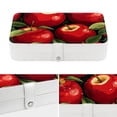 thumbnail image 4 of Fruit Portable PU Leather Jewelry Display Organizer Box with Removable Compartment, 4 of 6