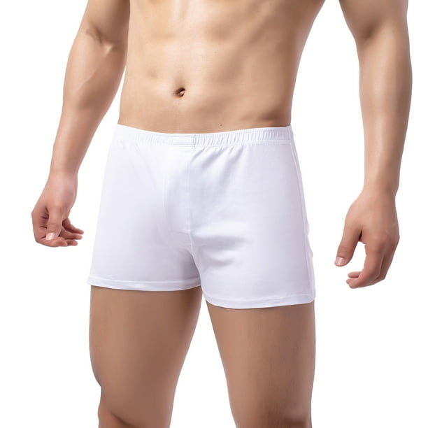 Boxer Briefs for Men Boxers Boxer Briefs Solid White Xl 1Pack