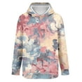 thumbnail image 6 of Bovemsi Sweatshirt for Women Fashion Spring Autumn Casual Long Sleeve Hoodies Sweatshirts Top Camo Hoodie, 6 of 9