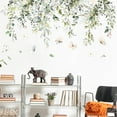 thumbnail image 2 of 12 Pcs Green Leaf Butterfly Ivy Plant Wall Sticker Kids Room Nursery Art Mural Self-adhesive for Bedroom Living Entrance Wall Decal Decor, 2 of 8