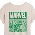 thumbnail image 3 of Marvel - St. Patrick's Day Green Grid - Women's Oversized Graphic T-Shirt, 3 of 5