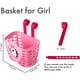 thumbnail image 5 of Cesta de bicicleta para niños para bicicleta de niñas de 12 14 16 18 pulgadas, cesta de bicicleta de repuesto para niños con flores, accesorios para bicicletas para niños ER, 5 of 5